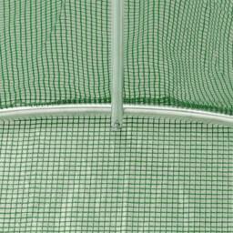 Berkfield Home Greenhouse with Steel Frame Green 6 m¬≤ 3x2x2 m - thumbnail 9