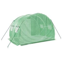 Berkfield Home Greenhouse with Steel Frame Green 6 m¬≤ 3x2x2 m - thumbnail 6