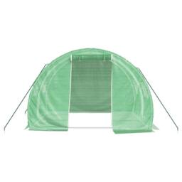 Berkfield Home Greenhouse with Steel Frame Green 6 m¬≤ 3x2x2 m - thumbnail 4