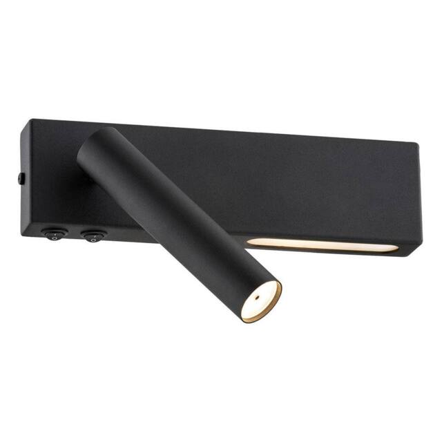 Netlighting Jasper Reading Wall Light Black Structure 3000K - image 1