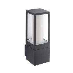 Netlighting Lantern Outdoor Wall Lamp Textured Grey Paint IP44 - thumbnail 3