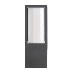 Netlighting Lantern Outdoor Wall Lamp Textured Grey Paint IP44 - thumbnail 6