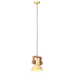 Berkfield Home Industrial Hanging Lamp 25 W Brass Round 19 cm E27 - thumbnail 6