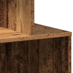 Berkfield Home Bedside Cabinets 2 pcs Old Wood 35x35x55 cm Engineered Wood in Brown - Size: 35 x 35 x 55 cm - thumbnail 8