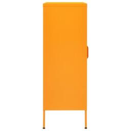 Berkfield Home Storage Cabinet Mustard Yellow 80x35x101.5 cm Steel - thumbnail 5