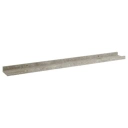 Berkfield Home Wall Shelves 4 pcs Concrete Grey 80x9x3 cm - Size: 80 x 9 x 3 cm - thumbnail 4
