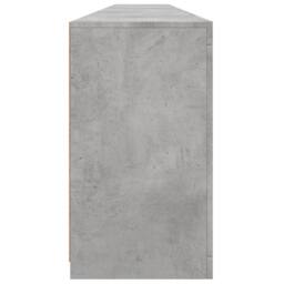 Berkfield Home Sideboard with LED Lights Concrete Grey 283x37x67 cm - Size: 283 x 37 x 67 cm - thumbnail 8
