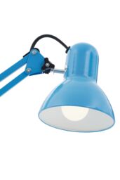 Orsina Studio Blue Metal Desk Lamp, Adjustable Anglepoise Design Tall Table Lamps, Contemporary Blue Desk Lamp - thumbnail 2