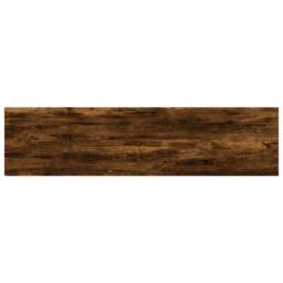 Berkfield Home Durable Wall Shelves 4 pcs Smoked Oak 40x10x1.5 cm Engineered Wood in Brown - thumbnail 6