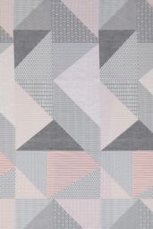Catherine Lansfield 'Larsson Geo' Shower Curtain in Pink - thumbnail 3