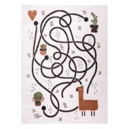 RugsX Fun Rug in Yellow - Size: 140 cm x 190 cm - thumbnail 3