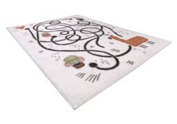 RugsX Fun Rug in Yellow - Size: 140 cm x 190 cm - thumbnail 4