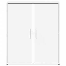 Berkfield Home Sideboards 2 pcs White 60x31x70 cm Engineered Wood - Size: 60 x 31 x 70 cm - thumbnail 5
