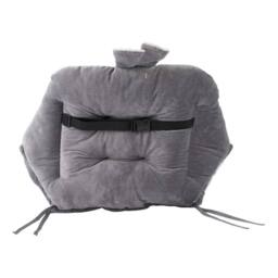 SPETLEK Soft Plush High Back Cushion Chair Grey - Size: 120 cm x 135 cm - thumbnail 1
