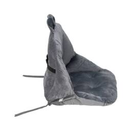 SPETLEK Soft Plush High Back Cushion Chair Grey - Size: 120 cm x 135 cm - thumbnail 3
