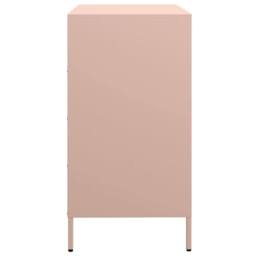 Berkfield Home Sideboard¬†Pink 68x39x73.5 cm Cold-rolled Steel in Pink - thumbnail 6