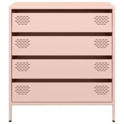 Berkfield Home Sideboard¬†Pink 68x39x73.5 cm Cold-rolled Steel in Pink - thumbnail 5