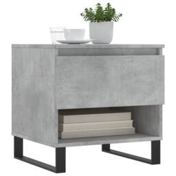 Berkfield Home Coffee Tables 2 pcs Concrete Grey 50x46x50 cm Engineered Wood - Size: 50 x 46 x 50 cm - thumbnail 3