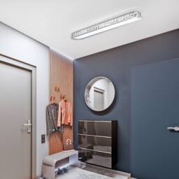 NIVOR 100cm 48W Dimmable Rectangle Crystal LED Ceiling Light Adjustment in Cool White - thumbnail 5