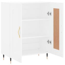 Berkfield Home Sideboard White 69.5x34x90 cm Engineered Wood - thumbnail 6