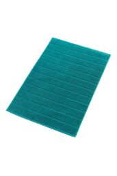 CHRISTY 'Signum' Heavyweight 100% Combed Cotton Bath Mat in Teal - thumbnail 2