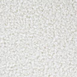 Wyld and Coco White Boucle Footstool 38 cm Square - Chevron Upholstery - thumbnail 8