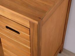 Vente-unique Acacia Wood Vanity Unit - 90 Cm - PULUKAN in Walnut - thumbnail 6