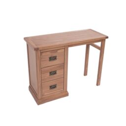 Cabinet Bits Tirolo 3 Drawer Dressing Table Set Brass Drop Handle in Brown - thumbnail 2