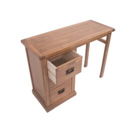 Cabinet Bits Tirolo 3 Drawer Dressing Table Set Brass Drop Handle in Brown - thumbnail 3