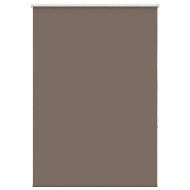 Berkfield Home Roller Blind Blackout Coffee 100x150 cm Fabric Width 95.7 cm Polyester in Brown - image 1