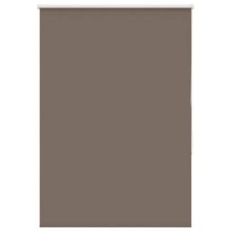 Berkfield Home Roller Blind Blackout Coffee 100x150 cm Fabric Width 95.7 cm Polyester in Brown - thumbnail 1