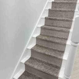 runrug Stair Runner Carpet - Soft & Comfortable, 0.35 Inch - 'Quin' in Mid Grey - Size: 66 cm x 660 cm - thumbnail 7