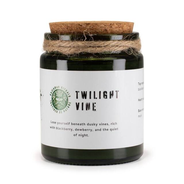 Serenityy Woodwick Soy Candle - Twilight Vine in Dark Green - Size: 0.5m x 1m - image 1