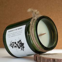 Serenityy Woodwick Soy Candle - Twilight Vine in Dark Green - Size: 0.5m x 1m - thumbnail 3
