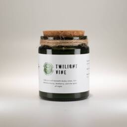 Serenityy Woodwick Soy Candle - Twilight Vine in Dark Green - Size: 0.5m x 1m - thumbnail 2