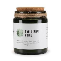 Serenityy Woodwick Soy Candle - Twilight Vine in Dark Green - Size: 0.5m x 1m - thumbnail 1