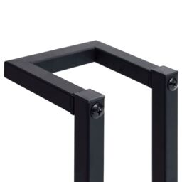 Berkfield Home Towel Rack Black 12.5x12.5x60 cm Iron - thumbnail 6