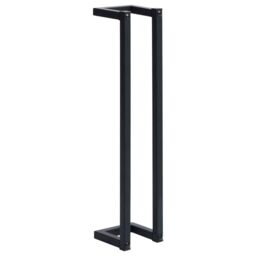 Berkfield Home Towel Rack Black 12.5x12.5x60 cm Iron - thumbnail 2