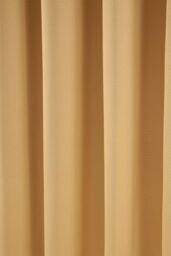 Homescapes Herringbone Blackout Curtains Pair Eyelet Style in Yellow - Size: 117 cm width x 229 cm drop - thumbnail 4