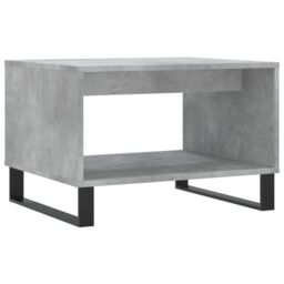 Berkfield Home Coffee Table Concrete Grey 60x50x40 cm Engineered Wood - Size: 60 x 50 x 40 cm - thumbnail 6