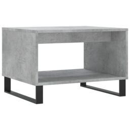 Berkfield Home Coffee Table Concrete Grey 60x50x40 cm Engineered Wood - Size: 60 x 50 x 40 cm - thumbnail 2