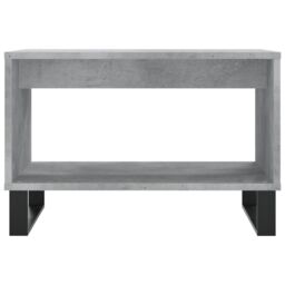 Berkfield Home Coffee Table Concrete Grey 60x50x40 cm Engineered Wood - Size: 60 x 50 x 40 cm - thumbnail 4