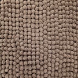 Allure Bath Fashions Supersoft Chenille Bobble Two Piece Bath & Pedestal Mat Set in Brown - thumbnail 3