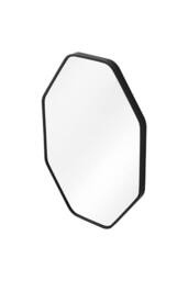 Living and Home Aluminium Alloy Framed HD Float Glass Bathroom Mirror in Black - thumbnail 3