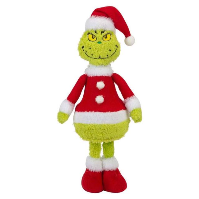 VFM e-Store Grinch Standing Christmas Decoration Festive 35cm x 16cm Green X 1 - Size: 35 cm x 16 cm - image 1