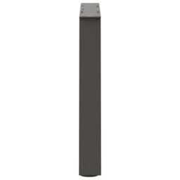 Berkfield Home Dining Table Legs V-Shape 2 pcs Anthracite 60x(42-43.3) cm Steel in Black - thumbnail 6