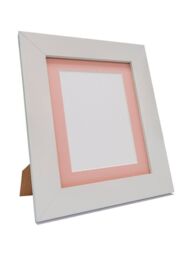 Frames & Mirrors 4U Metro White Frame with Pink Mount A4 Image Size 10 x 6 - thumbnail 5