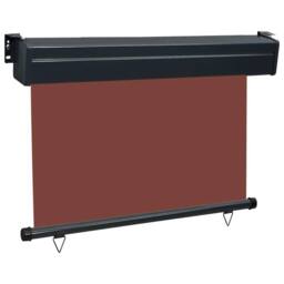 Berkfield Home Stylish Balcony Side Awning 85x250 cm Brown