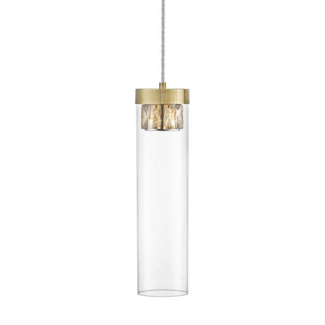 Netlighting Gem Slim Pendant Ceiling Light Antique Bronze 1x G9