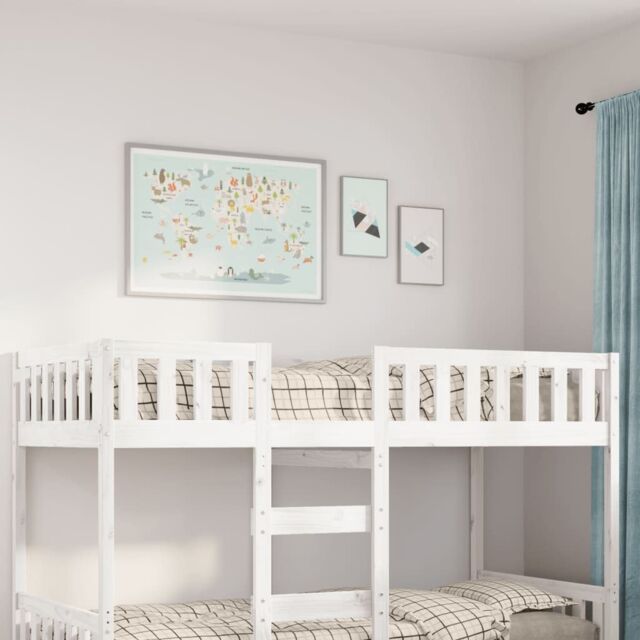 Berkfield Home Children's Bed without Mattress White 90x190 cm Solid Wood Pine - image 1